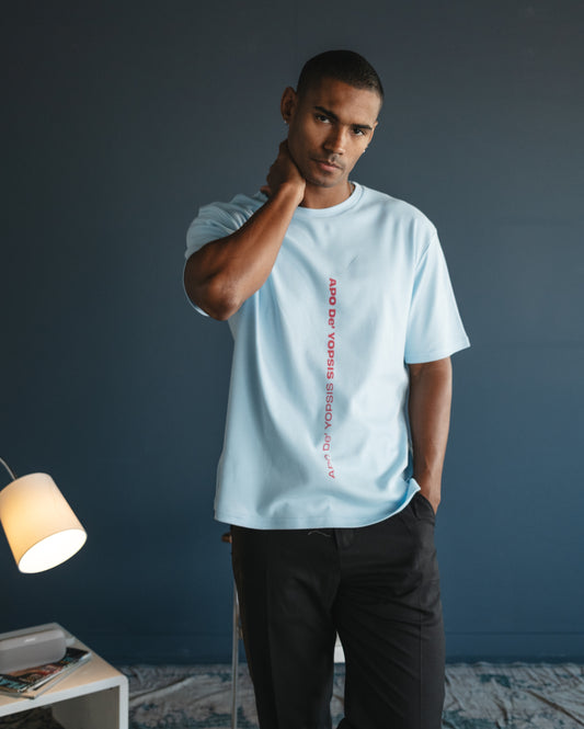Clothing Caviar Tee — Baby Blue