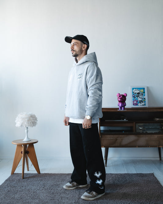 BARE BEAR Grey Hoodie