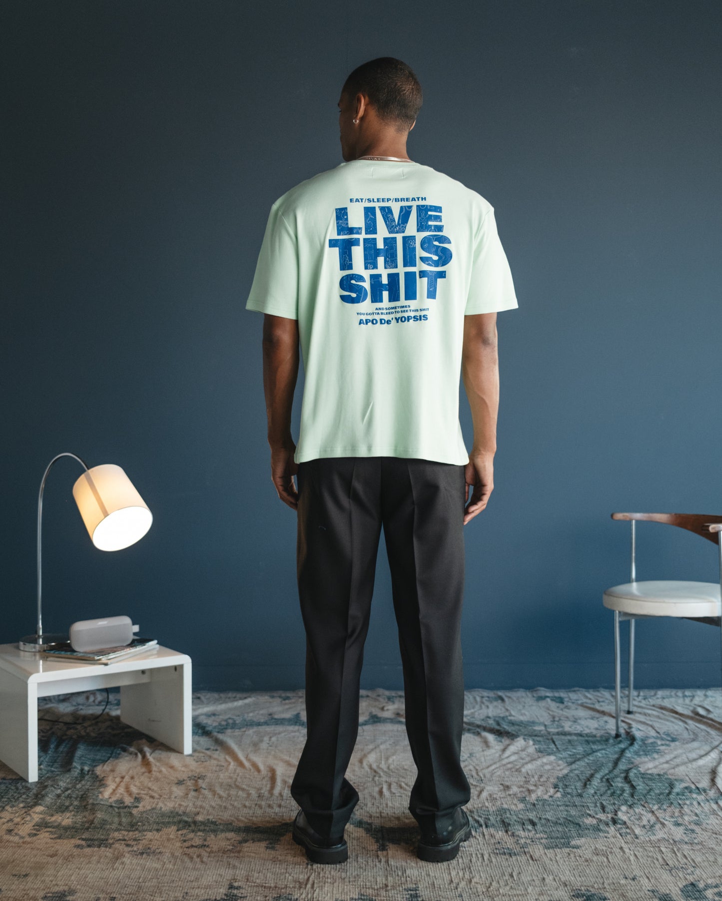 Live This Shit Tee — Mint