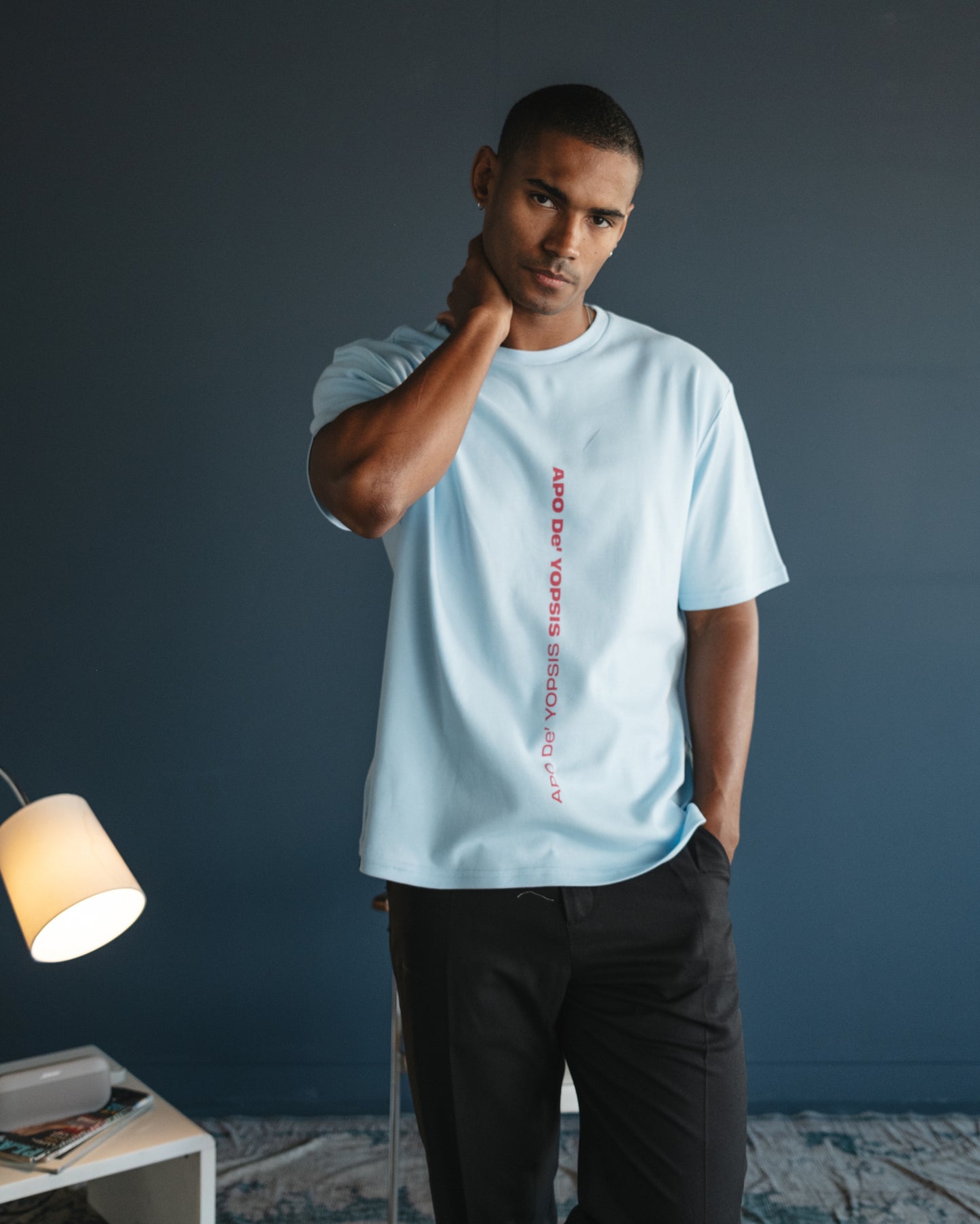Clothing Caviar Tee — Baby Blue