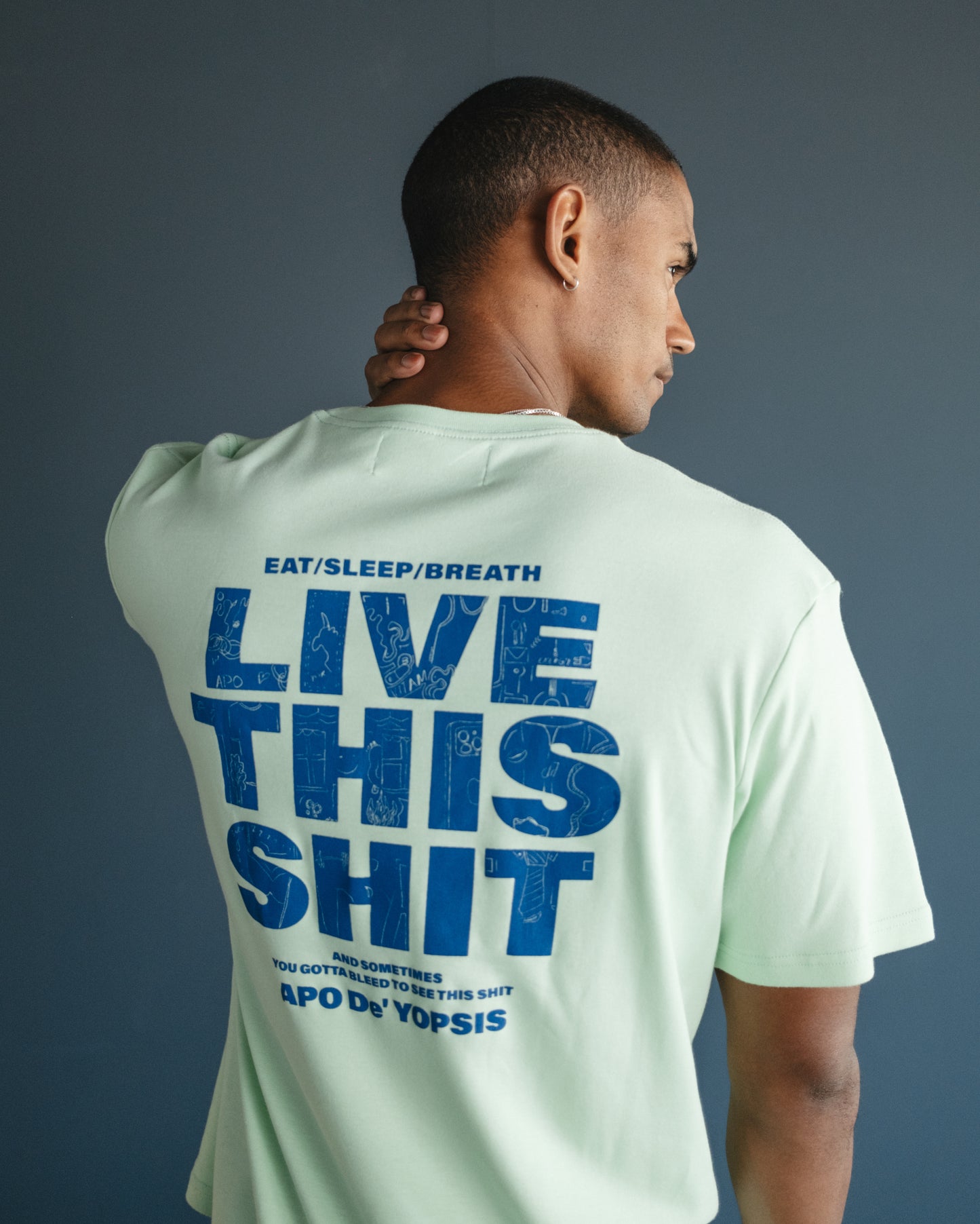 Live This Shit Tee — Mint