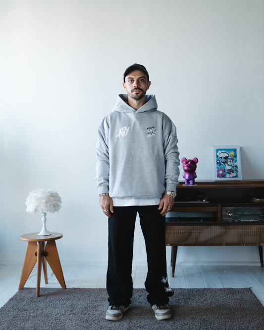 BARE BEAR Grey Hoodie
